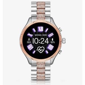 MK Gen 5 Lexington Pavé Two-Tone Smartwatch